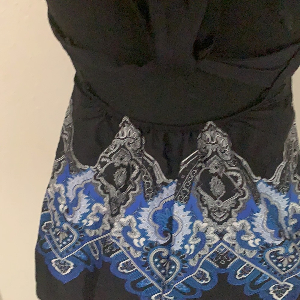 Caché Strapless Gorgeous Navy Top Medium - Picture 9 of 16